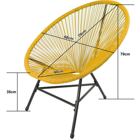 String egg chair discount set