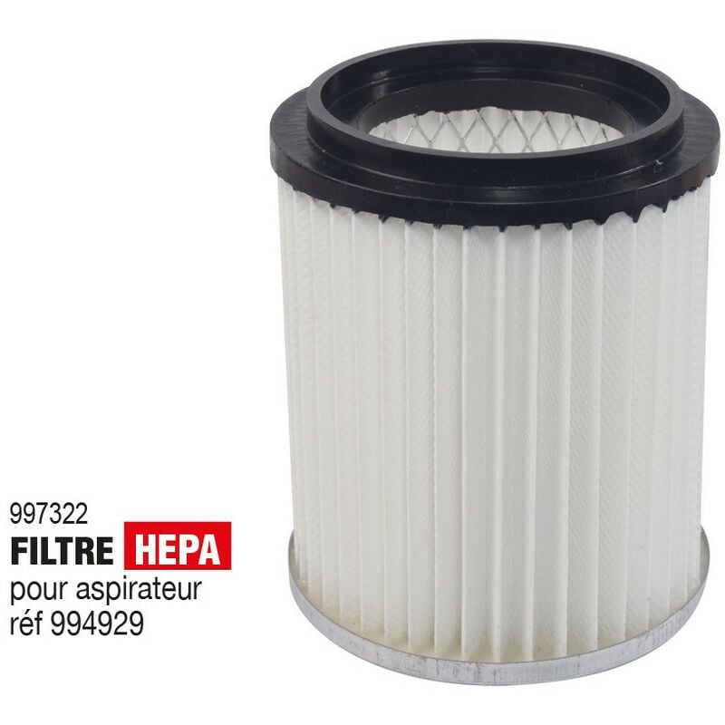 vidaXL Filtres HEPA 2 pcs pour aspirateur à cendres lavables