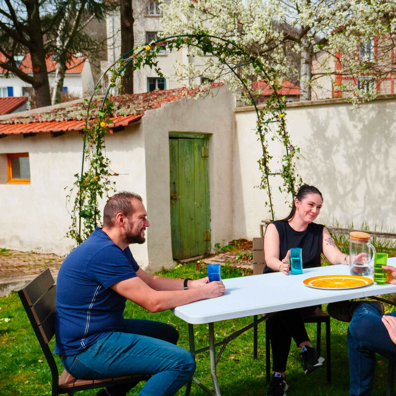 Arche de jardin métallique pour plantes grimpantes - Arceau rosiers grimpants -  Résistant aux intempéries 3