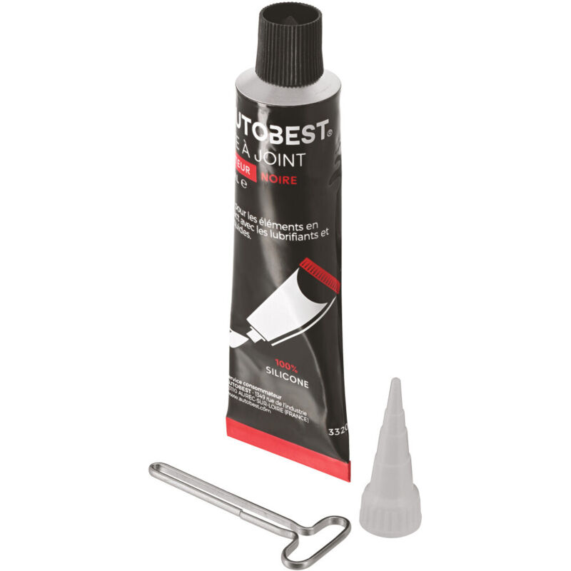 Tubo De Pasta Selladora Negra Para Cárter De Aceite CORTECO HT300C – 80 Ml, Compatible Con Vehículos LHD Y RHD