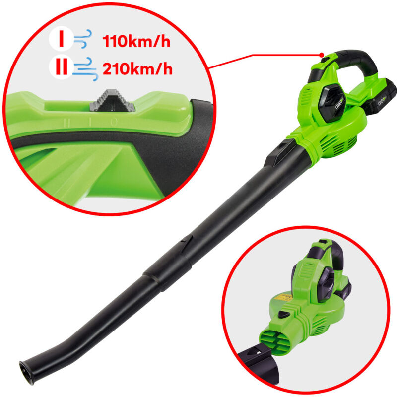 Souffleur De Feuilles De Batterie 60V Avec Batterie Et Chargeur 2.5Ah | Leroy Merlin