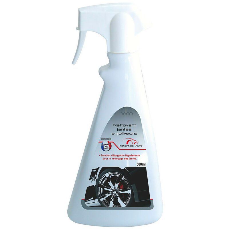Nettoyant Jantes Voiture Et Moto SilverChry 454ml - Décontaminant Ferreux Avec Brosse - Nettoie Poussière De Freins, Graisse, Rouille