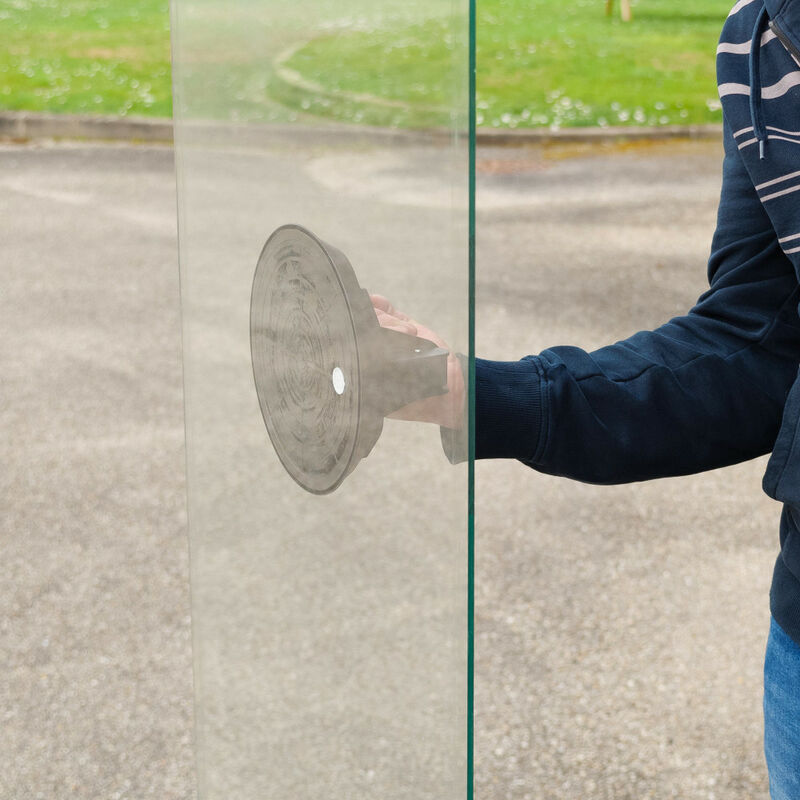 Ventouse Professionnelle à Pompe OXEO - Capacité 100kg, Tête 20cm - Pour Verre, Carrelage, Déménagement