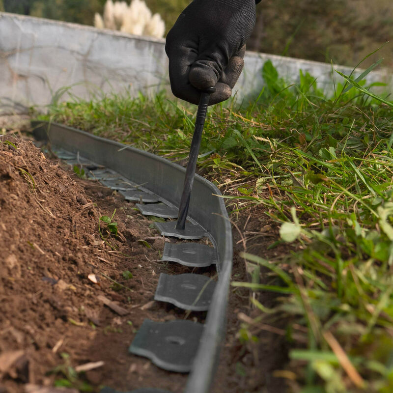 YRHOME 35 M Bord De Pelouse Bord De Parterre Bord De Parterre Bord De Tondeuse à Gazon Bord De