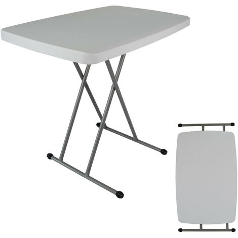 Table Pliante Ajustable, Table Compacte Et Pliable Pour Cour Balcon