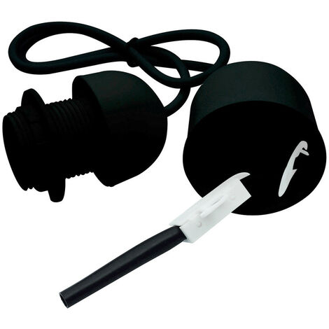 Monture plastique douille  E27 + bague noire câble longueur 0,80M