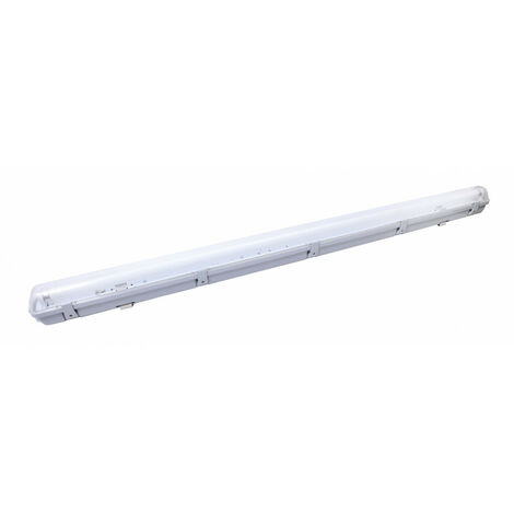 Réglette étanche Pc+Abs Ip65 9W 60 cm avec tube led plastique Pf 0,9
