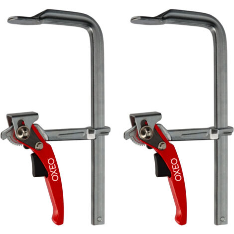 Serre joint à levier 250mm X2 - Rapide - Force de serrage 250kg - Grande envergure 250mm - Saillie 120mm - Acier forgé