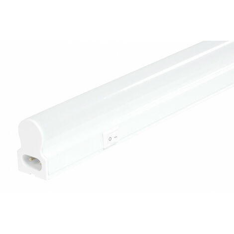 Réglette Ip20 Avec interrupteur et connecteur, 8W, 800 lumens, longueur 60 cm