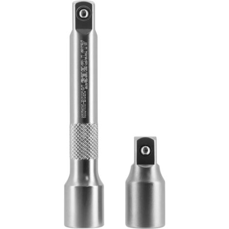 Jeu de 2 rallonges carre 1/2' - lg 50mm - 125mm