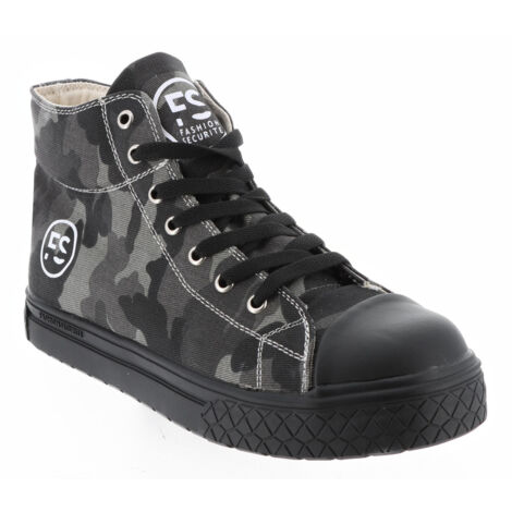 Chaussures de Sécurité Hautes - Camouflage, Semelles Antidérapantes Noires - Fashion Security - Confort et Style - 43 - Taille 43 (1/5)