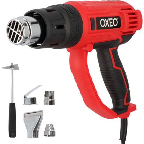 Décapeur Thermique 2000W Professionnel - Ecran digital - Températures 60-600 degrés - 4 Buses grattoir