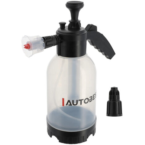 Pulvérisateur à pression 2 litres - 2 buses lavage et propulsion de mousse (1/5)