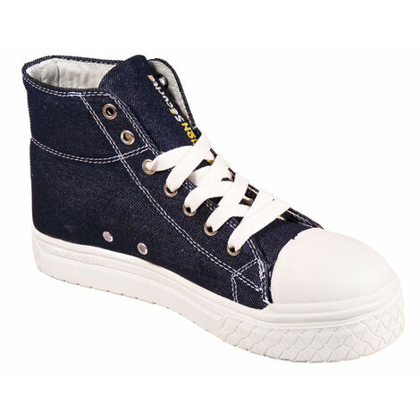 Chaussures de travail unisex - 38 - Bleu jean