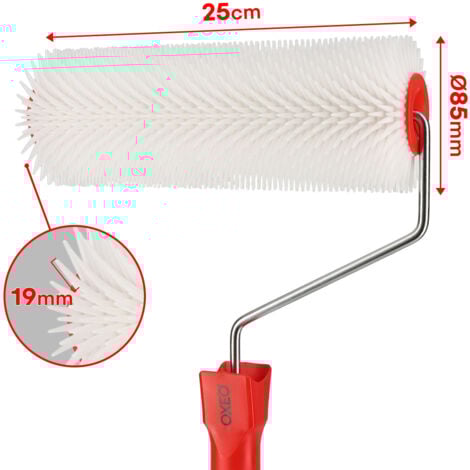 Kit outils ragréage - Rouleaux débulleurs 25-50cm - Râteau autonivelant 56cm - Chaussures pointes acier - Ciment auto-nivelant