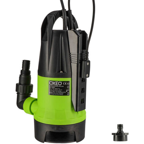 Pompe vide cave avec capteur électronique intégré 750W - Pompe d'évacuation eaux chargées - Hauteur refoulement 7m - Câble 10m
