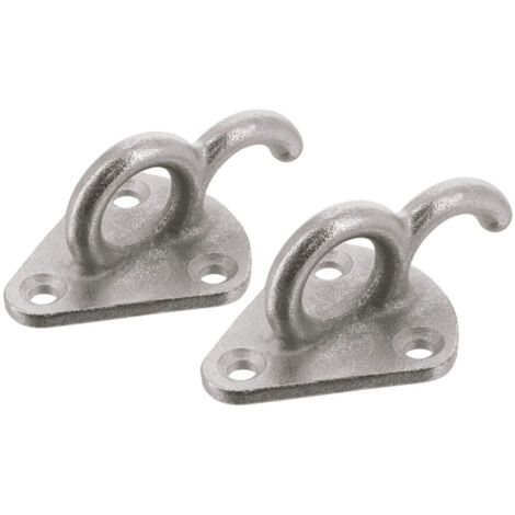 Lot de 2 crochets 2 en 1 pour fixation bâche