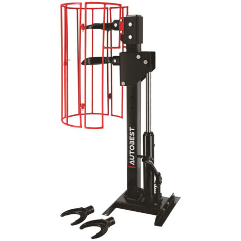 Compresseur de ressorts hydraulique avec cage 1T