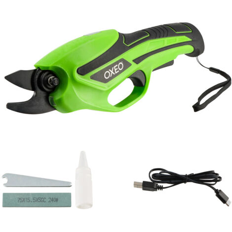 Sécateur sans fil 4V - Batterie li-lon 2000 mAh incluse - Coupe arbres fruitiers et vignes (1/5)