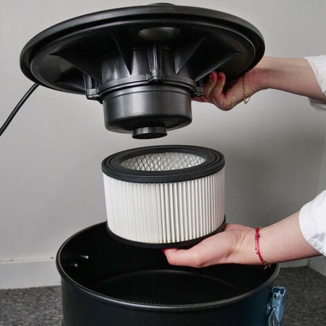Filtre pour aspirateur à cendres diamètre extérieur 160mm intérieur 110mm - Filtre remplacement HEPA - lavable à l'eau claire