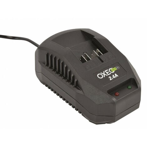 Chargeur rapide batterie 18V Easy Full - 2.4A - compatible batteries d'outils de Jardinage et Bricolage sans fil Easy Full