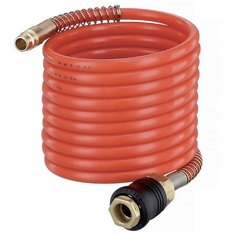 Tuyau spiral pneumatique 10 mm - 15 m - connecteur 1/4 Air comprime -  AGZ000521692