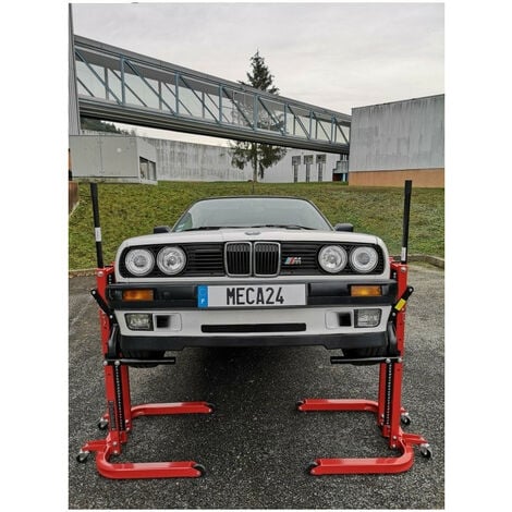 Deux colonnes de levage mobile manuel 1620 kg