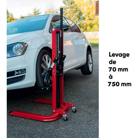 Deux colonnes de levage mobile manuel 1620 kg