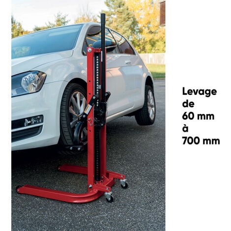 Deux colonnes de levage mobile manuel 1620 kg