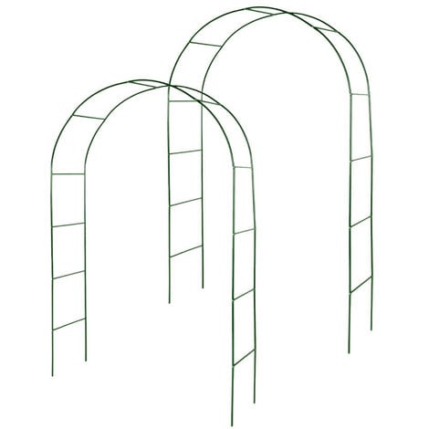 vidaXL - Arche pour rosiers/porte de jardin bois imprégné 150x50x200 cm -  Distriartisan