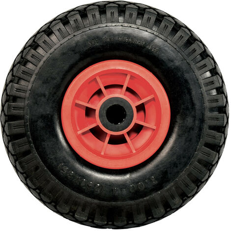Lot De 2 Roues Increvables Diable 260x85 (3.00-4) Alésage 25 Mm - Roulement à Rouleaux