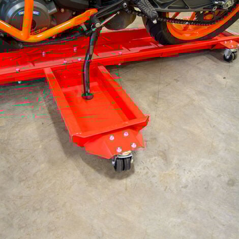 Chariot Déplacement Moto - Rail rangement moto - Chariot de moto Lève-Moto - capacité de charge 567 kg