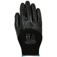 Gants de manutention gros travaux mecaniques - T10 - Noir
