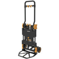 Diable - chariot aluminium 2 en 1 - Capacité 70kg en diable 137kg en chariot