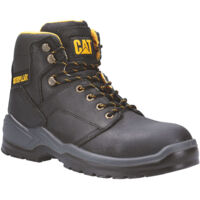 Chaussures De Sécurité Hautes – Caterpillar Striver Noir S3 SRC – Tige Cuir Nubuck & Nylon Waterproof – Embout Acier – Homme - 46 - Taille 46