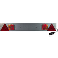 Rampe de signalisation métal pour remorque longueur 1m
