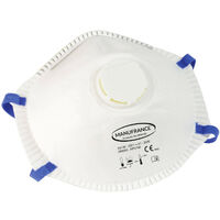 Masque anti-poussieres ffp2 avec valve - lot de 3