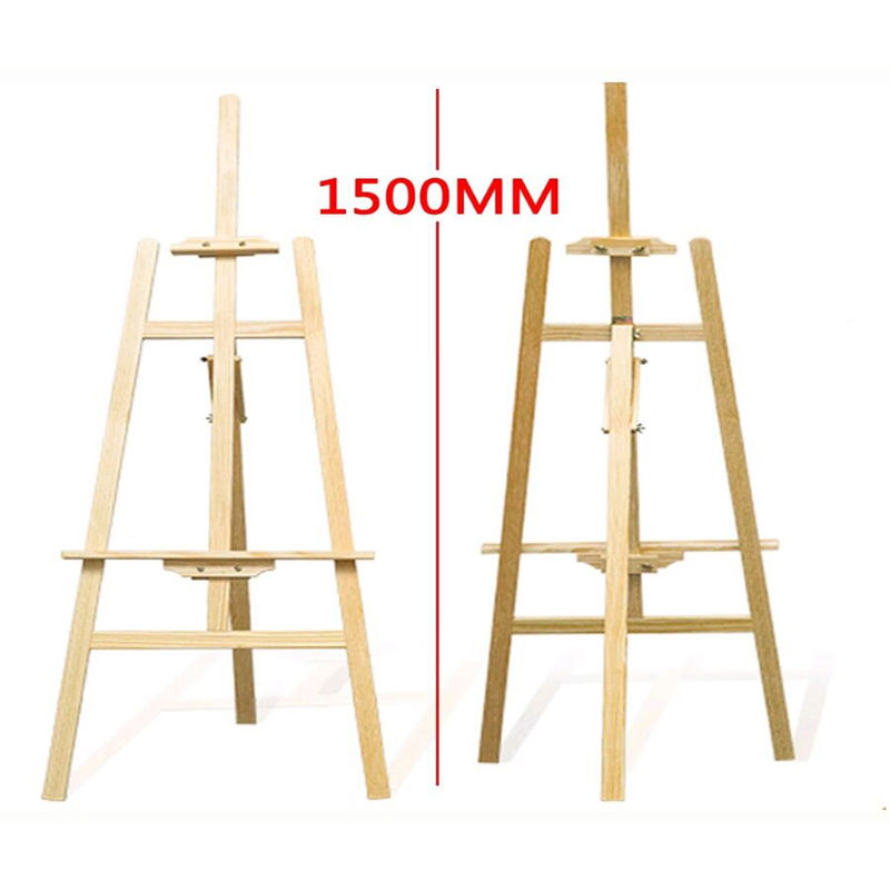 TREPPIEDE CAVALLETTO PITTORE H 150 CM IN LEGNO DOPPIA REGOLAZIONE PITTURA  QUADRO