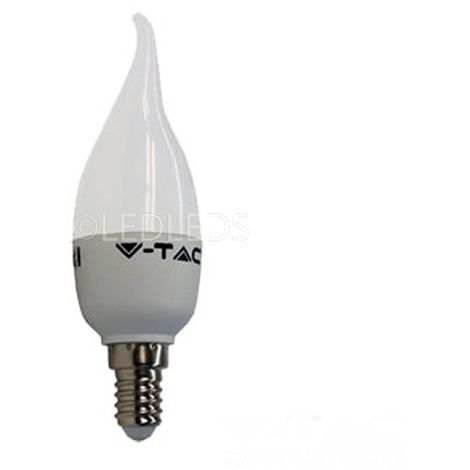 LAMPADA LAMPADINA LED E14 FIAMMA COLPO DI VENTO 4W V-TAC LUCE CALDA 2700K