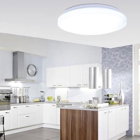 Plafoniera Applique Led 20W Bianca Quadrata Luce Neutra 4000K Parete o  Soffitto