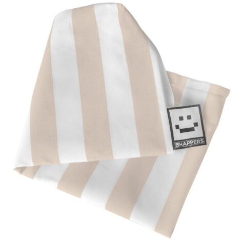 Cojín para Palets Toldotex Crudo Funda Respaldo Esquina 65x45x25 (rayado) Sin Relleno Crudo