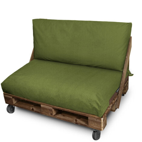 Cojín para palets Respaldo 120x45x25 Verde Naylim Mate Happers