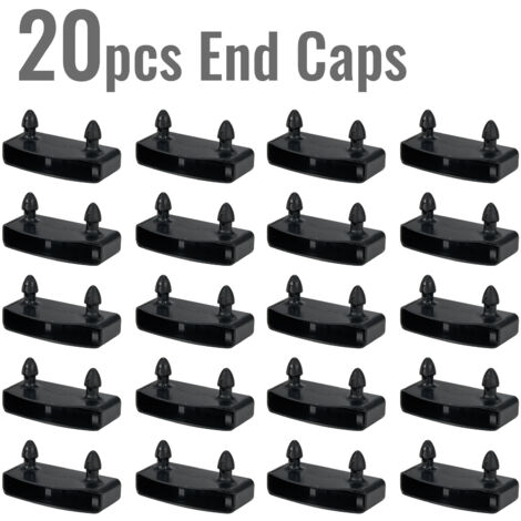 Lot De 20 Supports D’Appâts Pour Carpe – Résine Plastique Transparente – 2 Tailles (14x7,5 Mm & 24x15 Mm) – Pour Bouillettes Et Viande Molle
