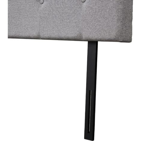 Tête de lit rembourrée DEWINNER, Tissu capitonné,Épaisseur Totale de 8 cm (140x100cm)