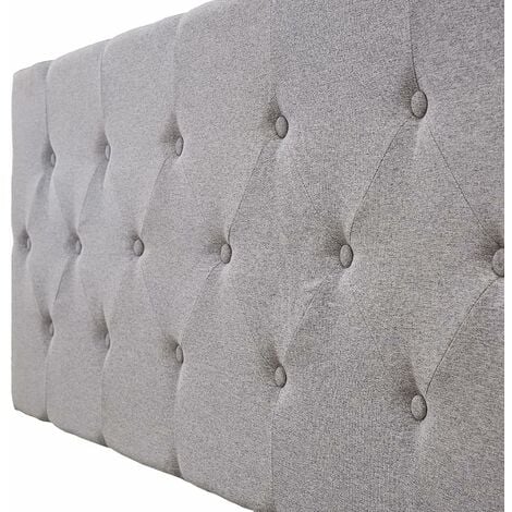Tête de lit rembourrée DEWINNER, Tissu capitonné,Épaisseur Totale de 8 cm (140x100cm)