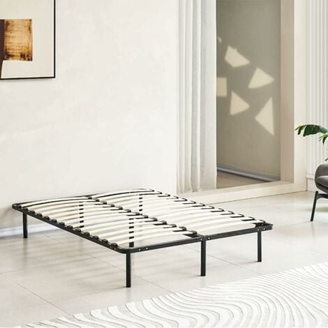 Sommier à Lattes sur DEWINNER Pieds-7 Pieds Inclus - Lit (140x190cm)