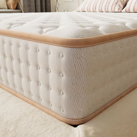 Matelas en Mousse Mémoire, DEWINNER Épaisseur 18cm, Ultra Respirante, Deux Faces Utilisables(140x190cm)