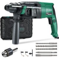 Martello Perforatore STANEW 950W SDS Plus - Leggero, Potente, Con 4 Funzioni E Frizione Di Sicurezza