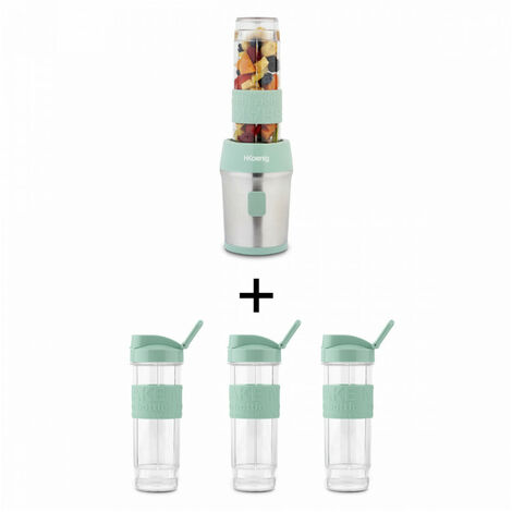 H.KOENIG SMOO18+BTL18 - Blender portable et kit bouteilles