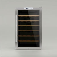 Cave à vin de service 28 bouteilles – Capacité 70 L – Réglage électronique 11°C à 18°C – Système anti-vibration et thermoélectrique – Les Petits Champs